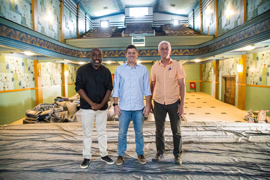 Obras no Theatro Dom Pedro serão retomadas na segunda-feira (13)